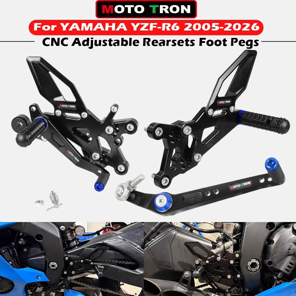 Motorcycle Gear Lever Extender - Motorcycle CNC Adjustable Rearsets Foot Pegs