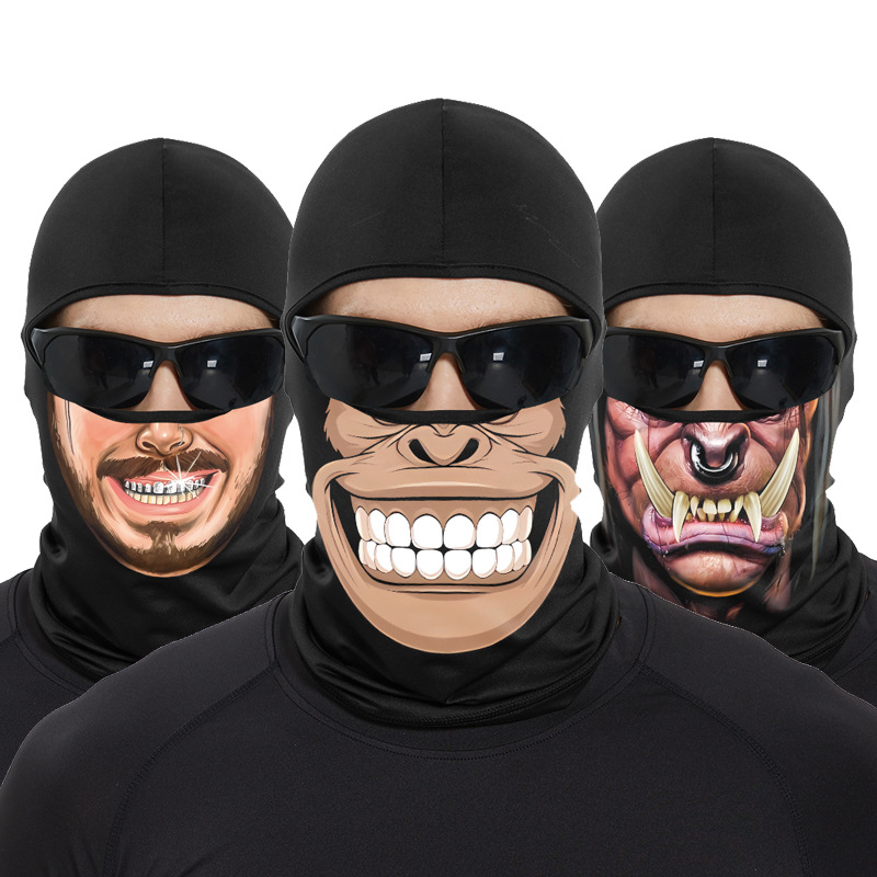 Funny Ape Mouth Skull Balaclav - огляд і ціна Motorcycle Gear For Woman