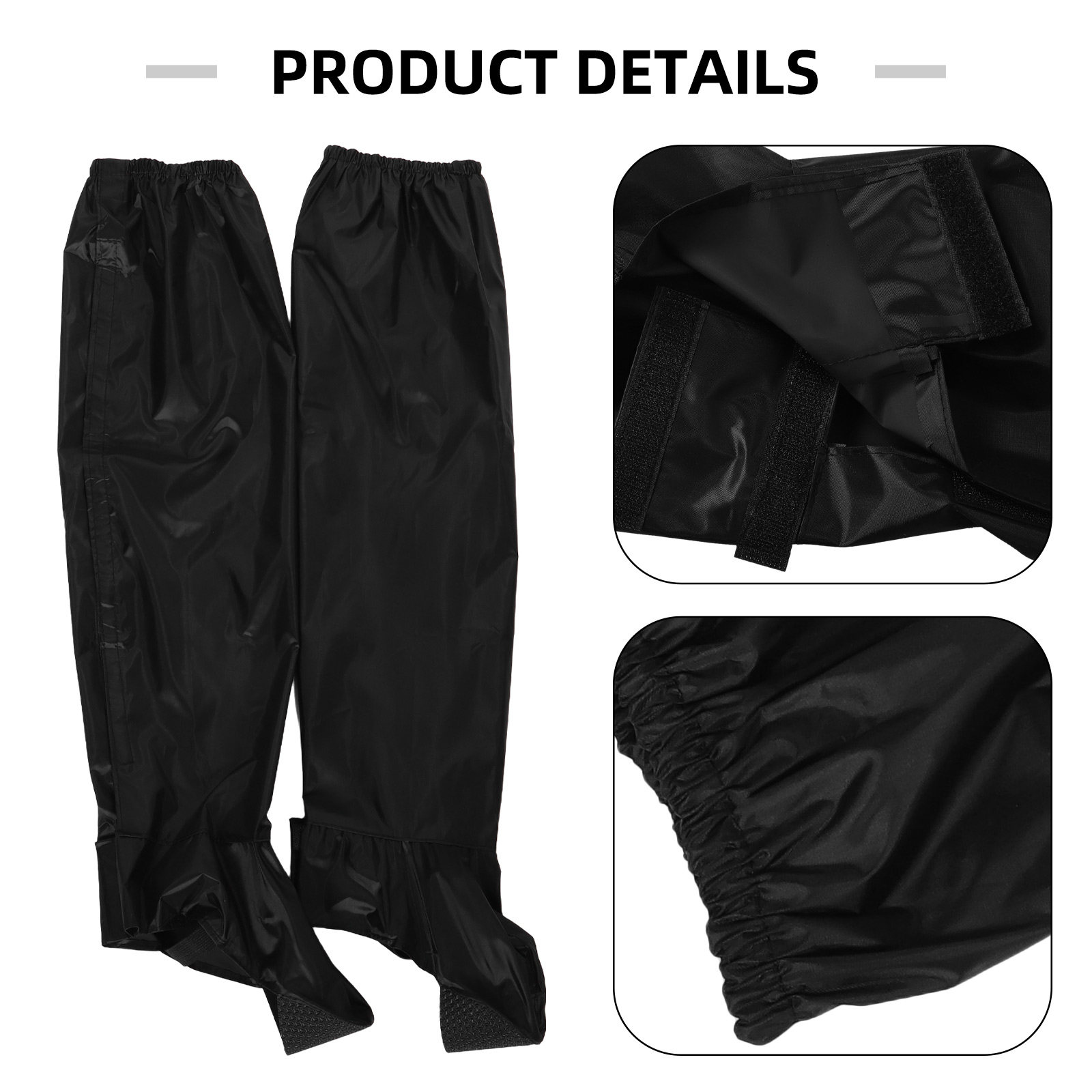 1 Pair Of Waterproof Rain Pant - огляд і ціна Motorcycle Gear Mens